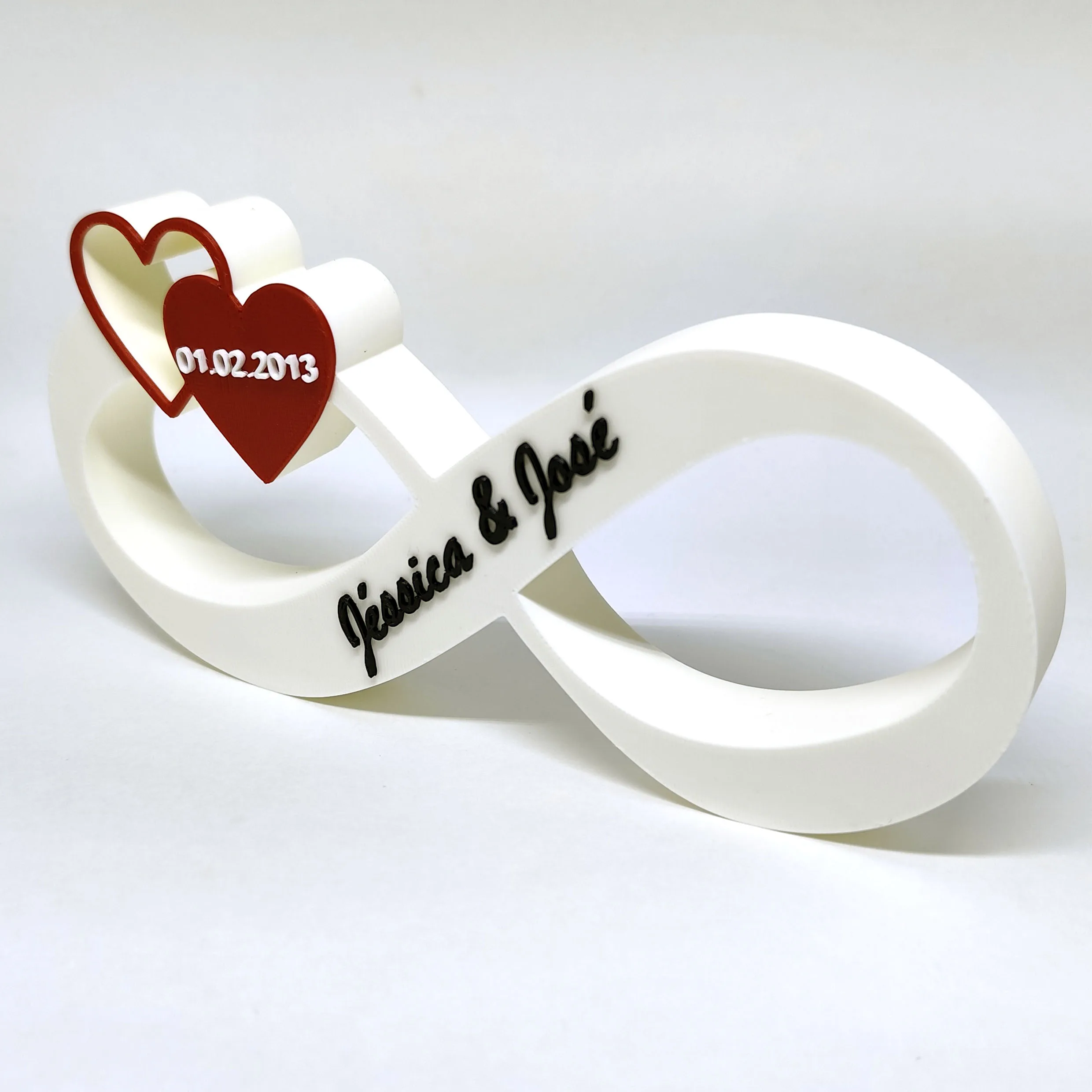 Infinito com Coração (Personalizado)